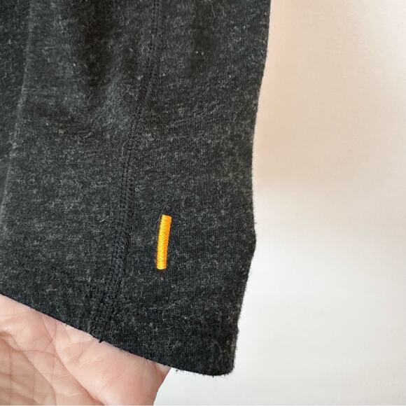 Lucy Charcoal Grey Muscle Tank / Sleeveless Tank Size Small - Picture 4 of 4